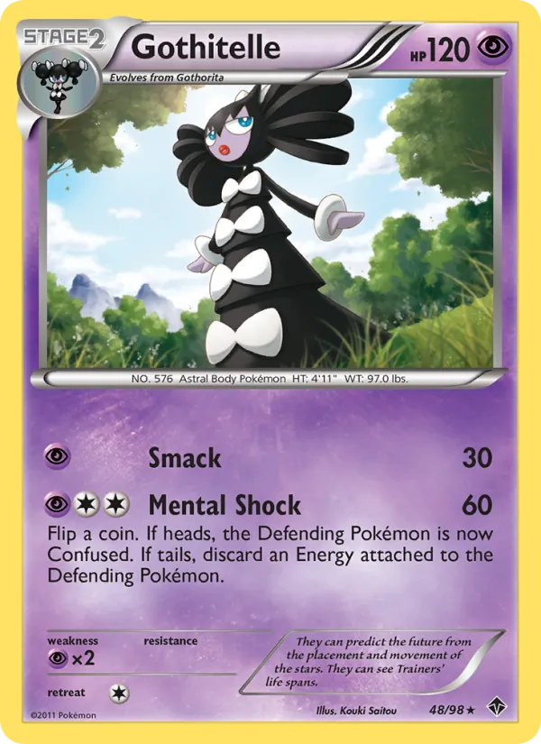 Gothitelle — Emerging Powers #48 (Pokémon TCG card)