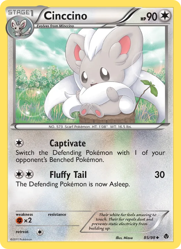 Cinccino — Emerging Powers #85 (Pokémon TCG card)