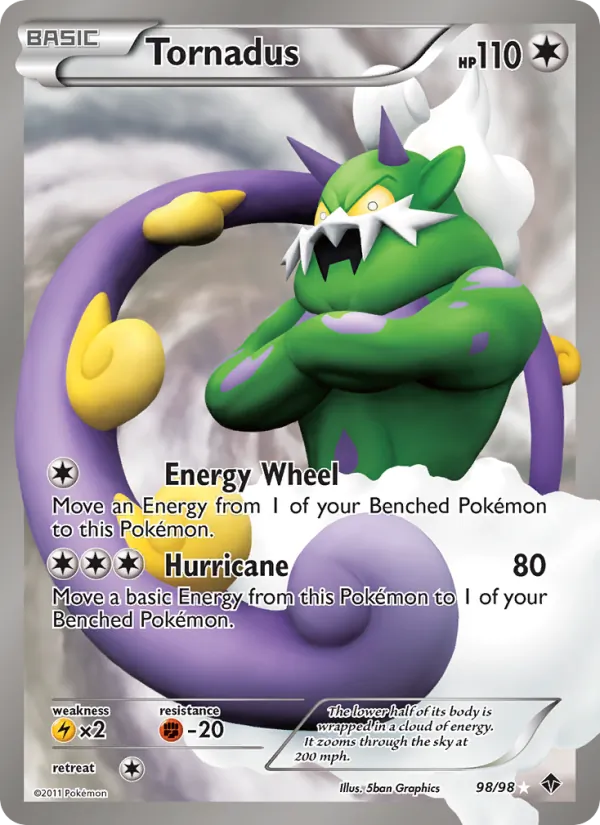 Tornadus — Emerging Powers #98 (Pokémon TCG card)