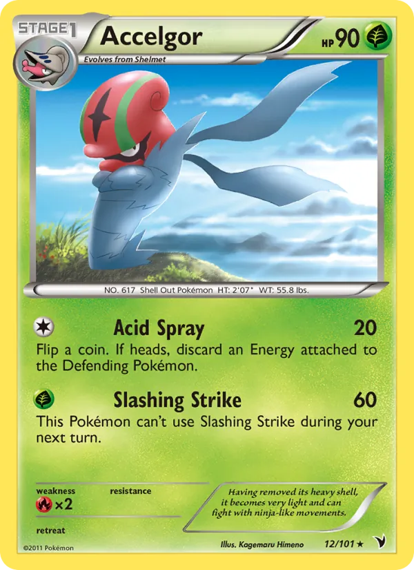 Accelgor — Noble Victories #12 (Pokémon TCG card)