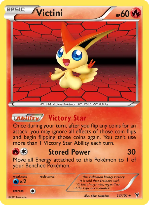 Victini — Noble Victories #14 (Pokémon TCG card)