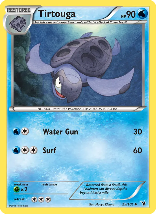 Tirtouga — Noble Victories #25 (Pokémon TCG card)