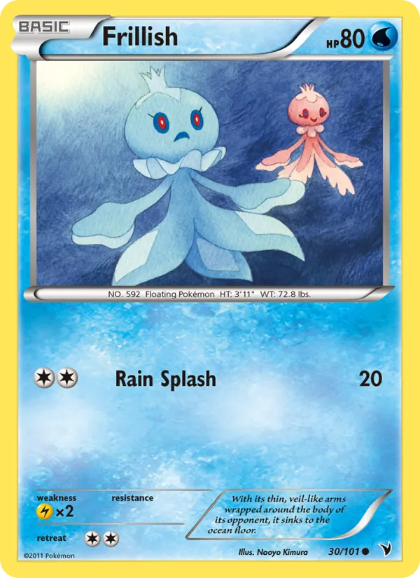 Frillish — Noble Victories #30 (Pokémon TCG card)