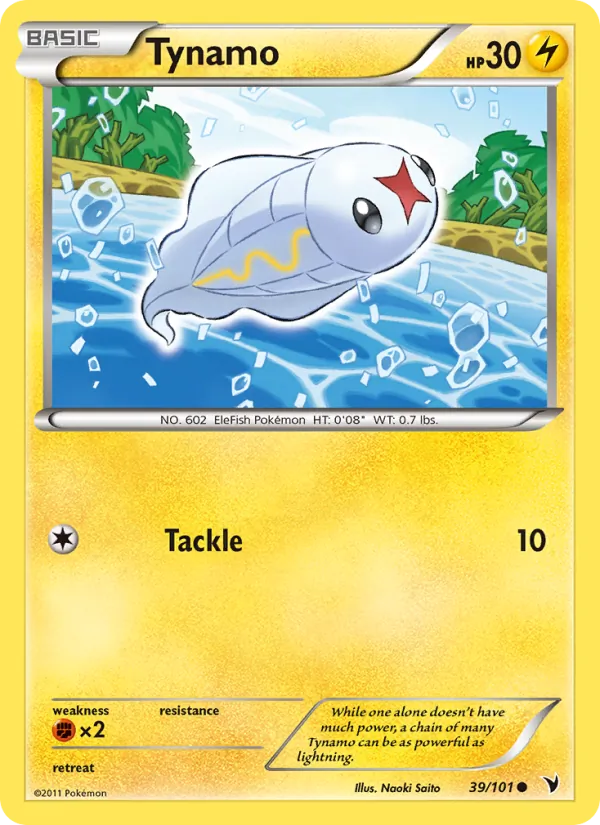 Tynamo — Noble Victories #39 (Pokémon TCG card)