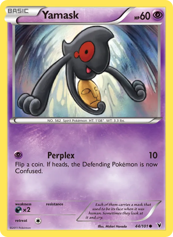 Yamask — Noble Victories #44 (Pokémon TCG card)