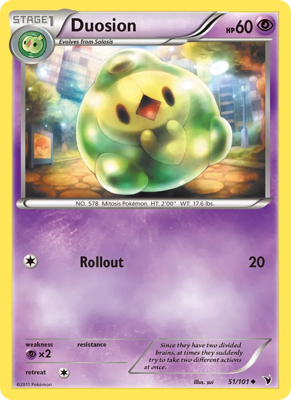 Duosion — Noble Victories #51 (Pokémon TCG card)