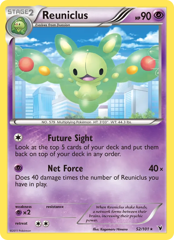 Reuniclus — Noble Victories #52 (Pokémon TCG card)