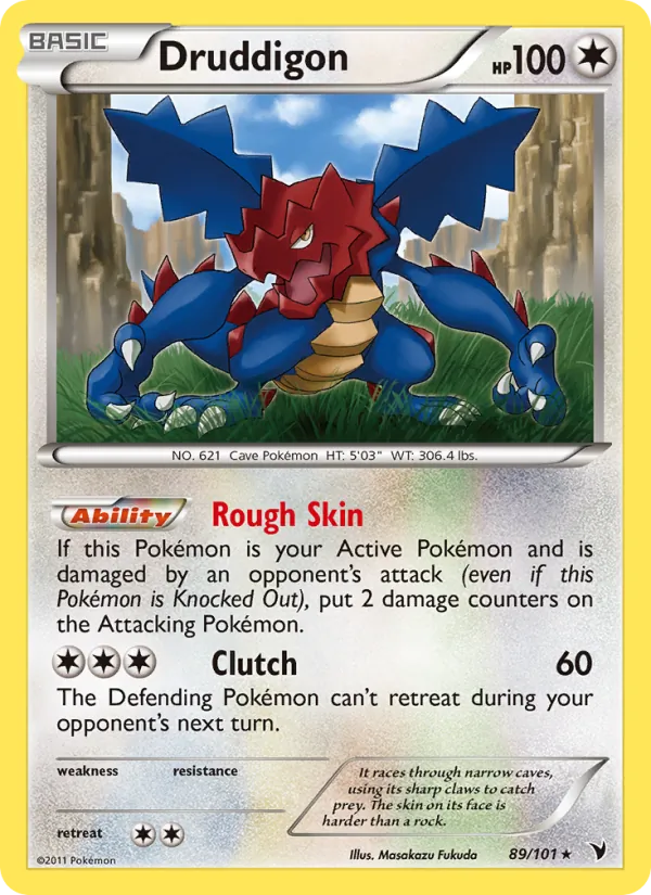 Druddigon — Noble Victories #89 (Pokémon TCG card)
