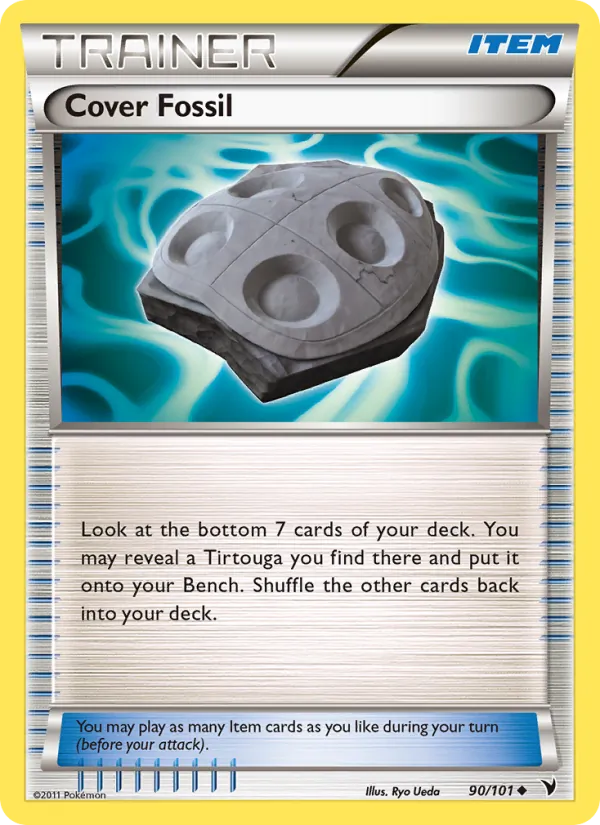 Cover Fossil — Noble Victories #90 (Pokémon TCG card)