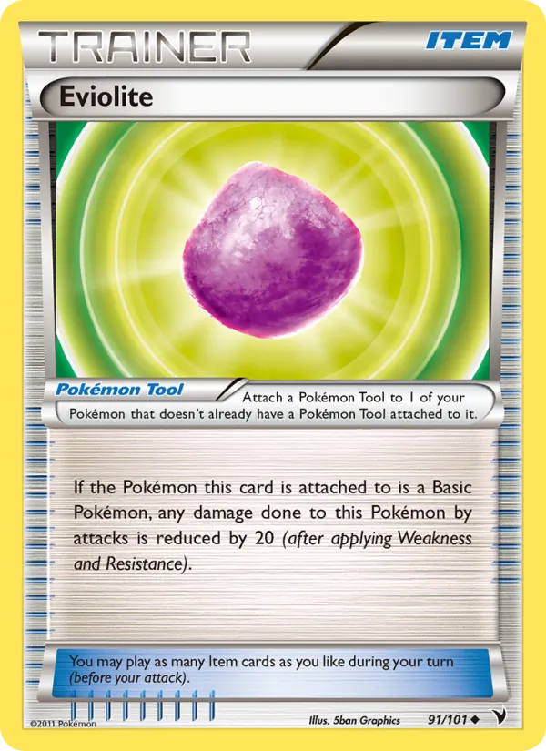 Eviolite — Noble Victories #91 (Pokémon TCG card)