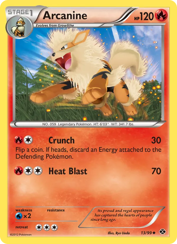 Arcanine — Next Destinies #13 (Pokémon TCG card)