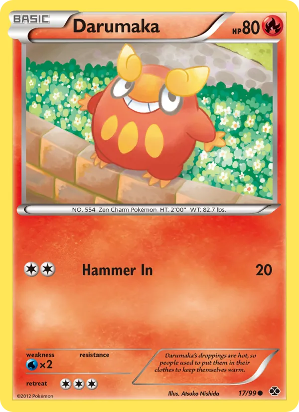Darumaka — Next Destinies #17 (Pokémon TCG card)