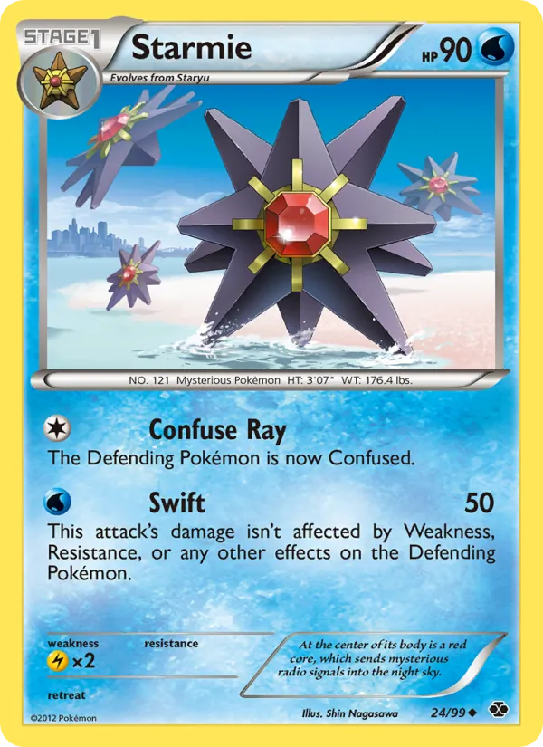 Starmie — Next Destinies #24 (Pokémon TCG card)