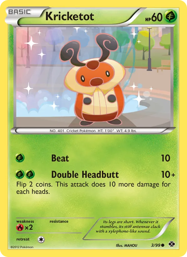 Kricketot — Next Destinies #3 (Pokémon TCG card)