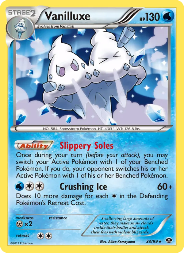 Vanilluxe — Next Destinies #33 (Pokémon TCG card)