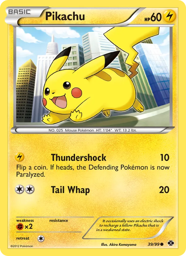 Pikachu — Next Destinies #39 (Pokémon TCG card)