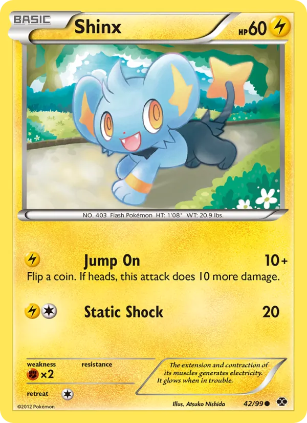 Shinx — Next Destinies #42 (Pokémon TCG card)
