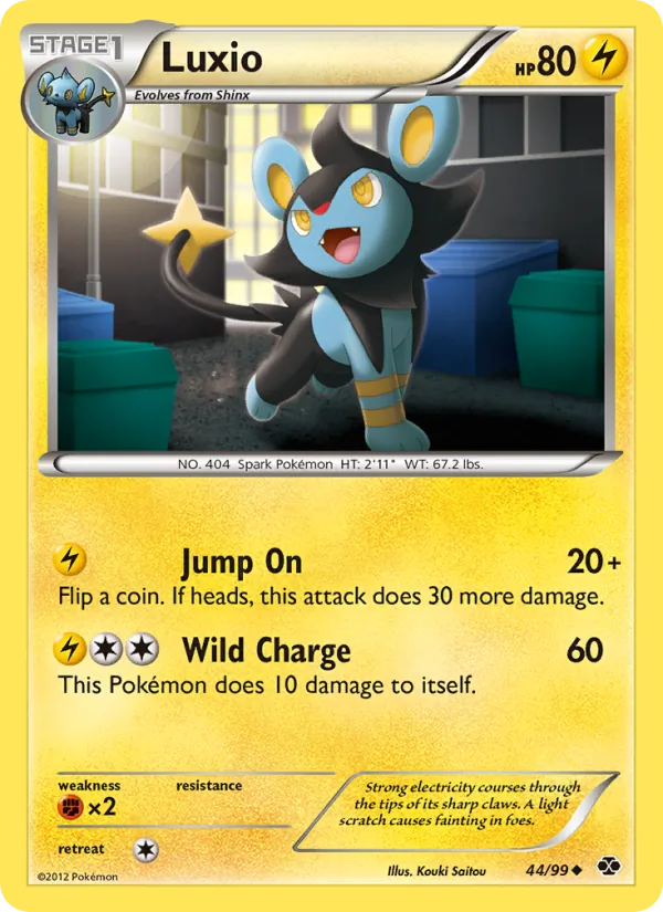 Luxio — Next Destinies #44 (Pokémon TCG card)