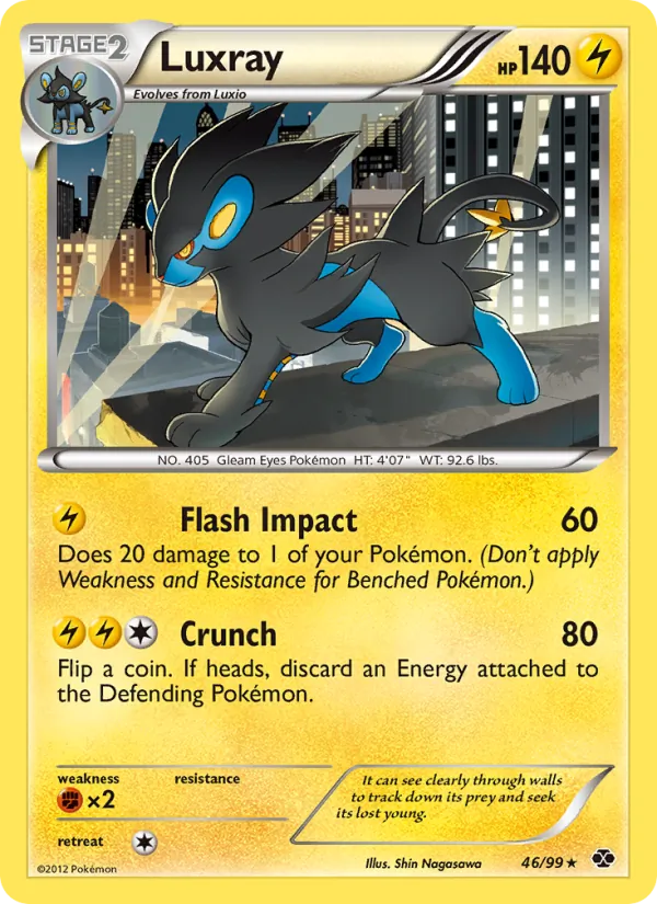 Luxray — Next Destinies #46 (Pokémon TCG card)