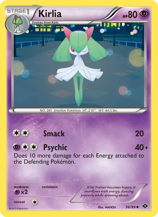 Kirlia — Next Destinies #56 (Pokémon TCG card)