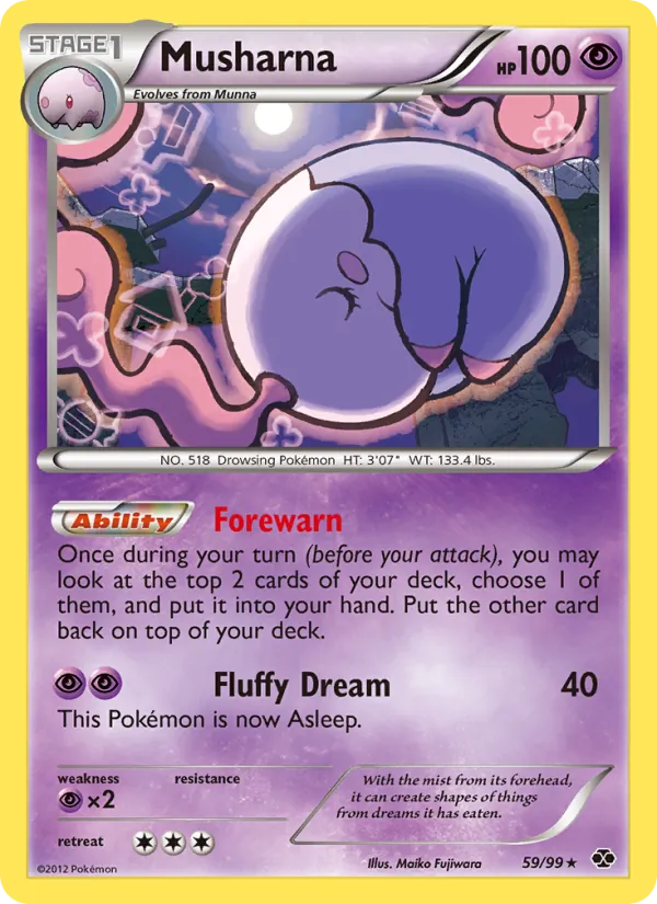 Musharna — Next Destinies #59 (Pokémon TCG card)