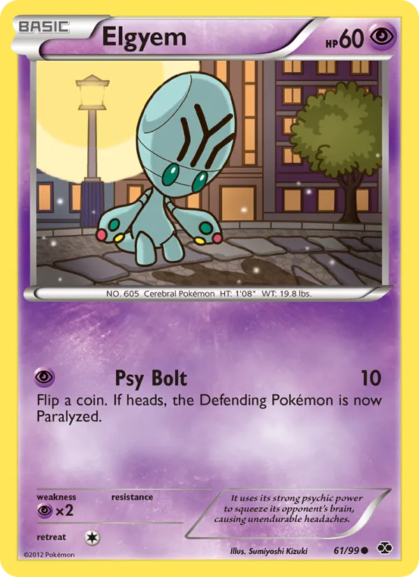 Elgyem — Next Destinies #61 (Pokémon TCG card)