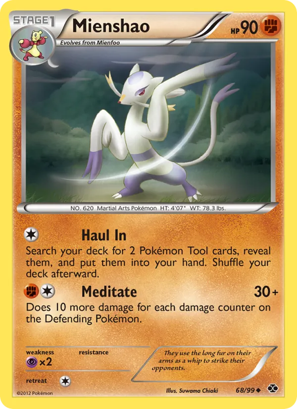 Mienshao — Next Destinies #68 (Pokémon TCG card)
