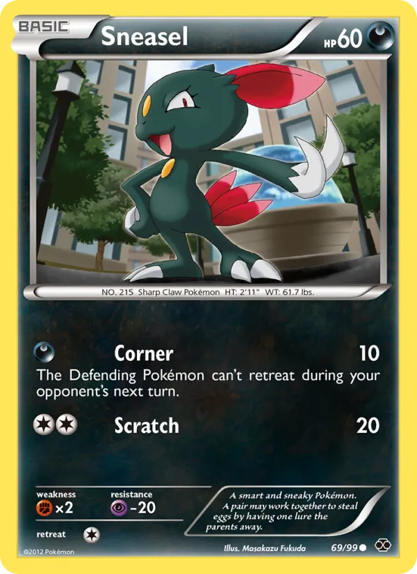 Sneasel — Next Destinies #69 (Pokémon TCG card)