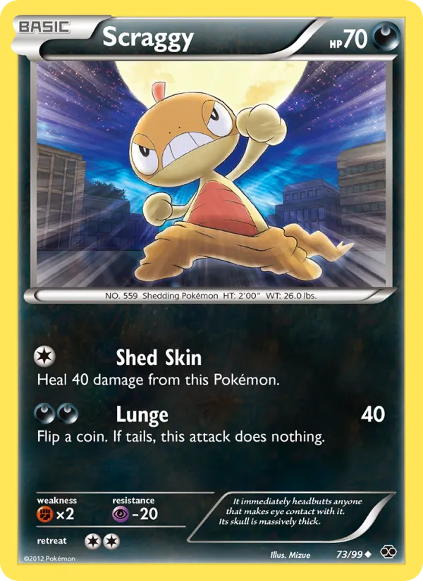 Scraggy — Next Destinies #73 (Pokémon TCG card)