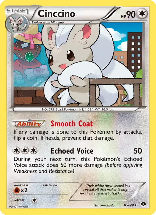 Cinccino — Next Destinies #85 (Pokémon TCG card)