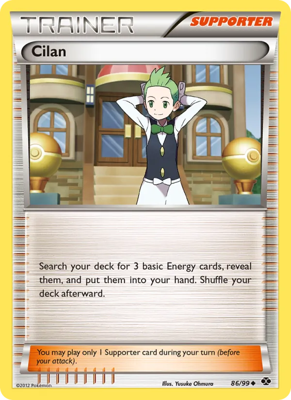 Cilan — Next Destinies #86 (Pokémon TCG card)