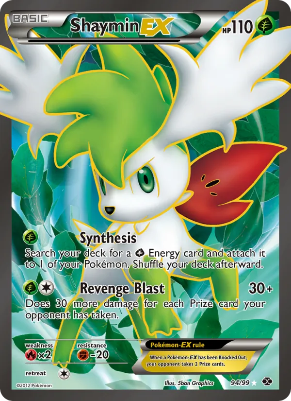 Shaymin-EX — Next Destinies #94 (Pokémon TCG card)