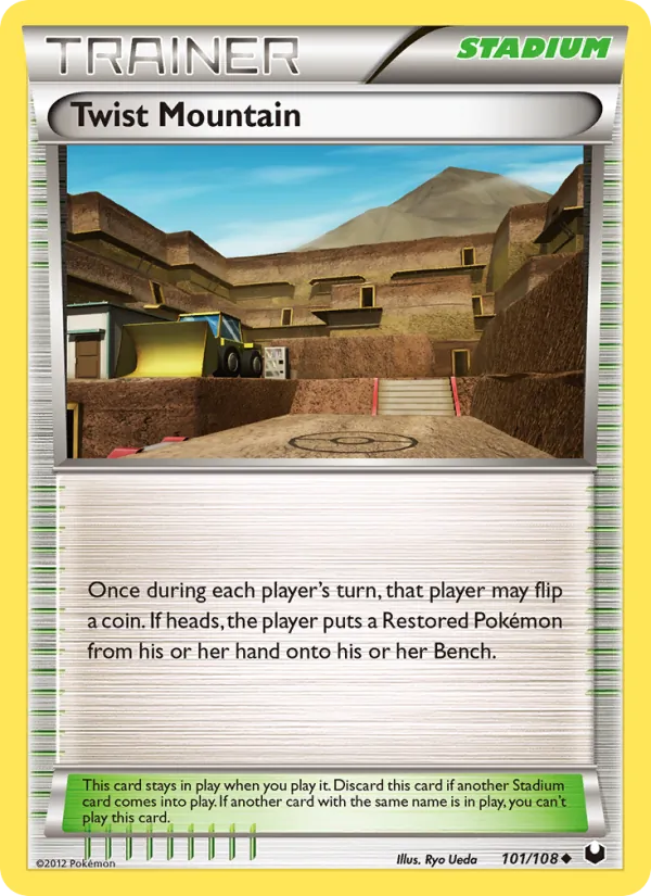Twist Mountain — Dark Explorers #101 (Pokémon TCG card)