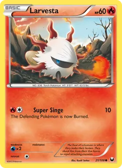 Larvesta (Dark Explorers #21)