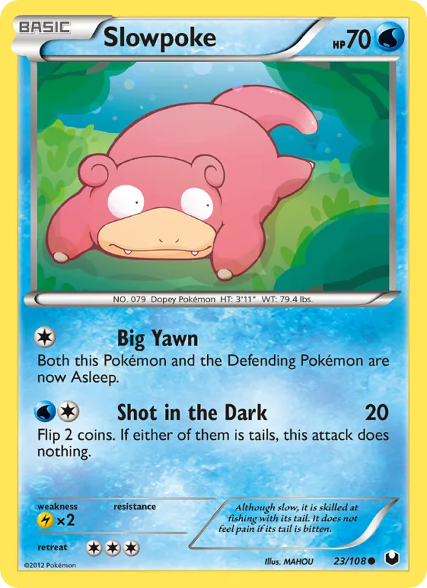 Slowpoke — Dark Explorers #23 (Pokémon TCG card)