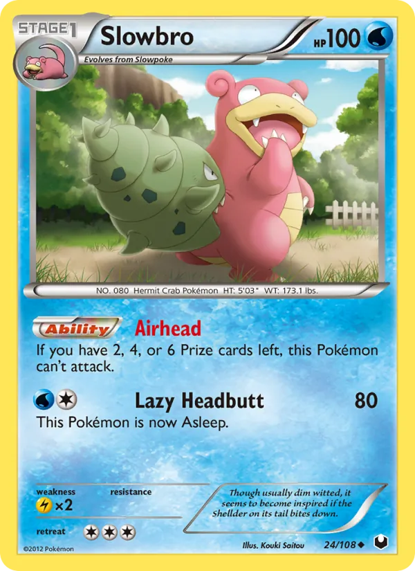 Slowbro — Dark Explorers #24 (Pokémon TCG card)