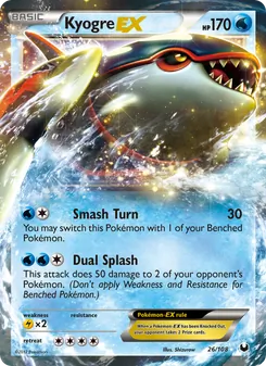 Kyogre-EX (Dark Explorers #26)