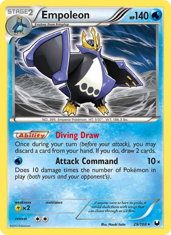 Empoleon — Dark Explorers #29 (Pokémon TCG card)