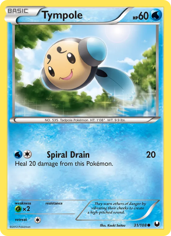 Tympole — Dark Explorers #31 (Pokémon TCG card)