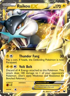 Raikou-EX (Dark Explorers #38)