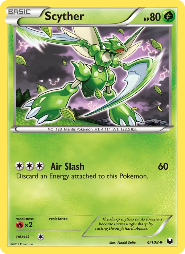Scyther — Dark Explorers #4 (Pokémon TCG card)