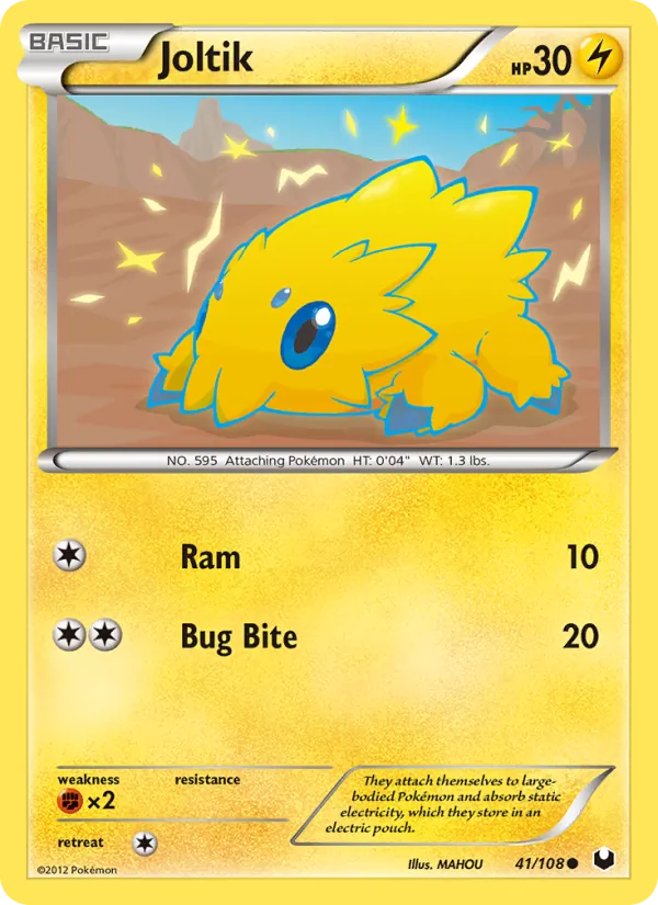 Joltik — Dark Explorers #41 (Pokémon TCG card)