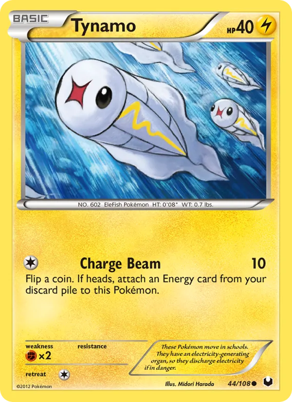 Tynamo — Dark Explorers #44 (Pokémon TCG card)