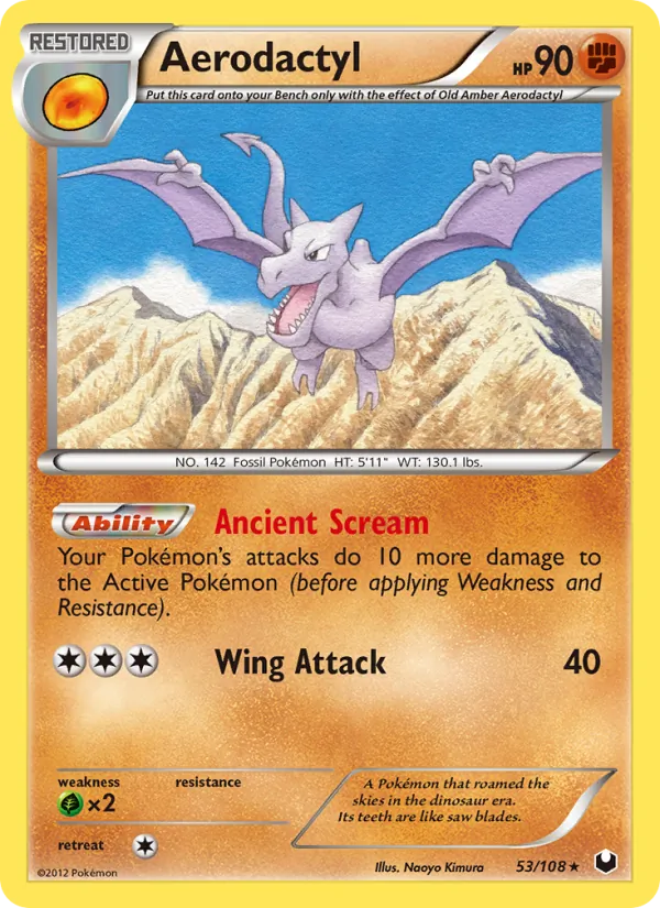 Aerodactyl — Dark Explorers #53 (Pokémon TCG card)