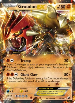Groudon-EX (Dark Explorers #54)