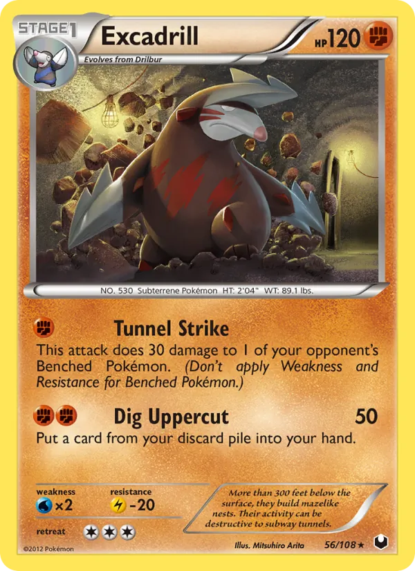 Excadrill — Dark Explorers #56 (Pokémon TCG card)