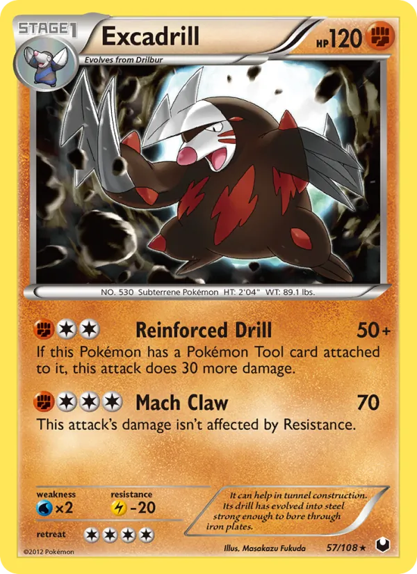 Excadrill — Dark Explorers #57 (Pokémon TCG card)