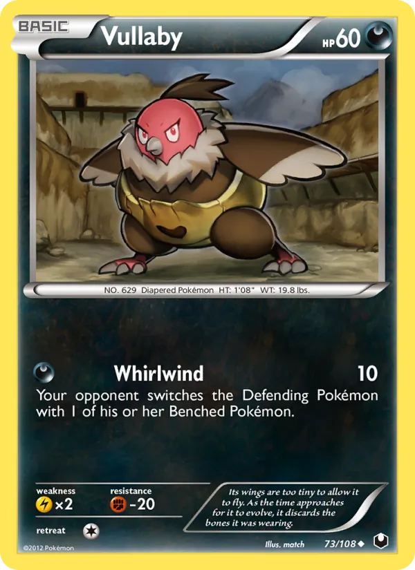 Vullaby — Dark Explorers #73 (Pokémon TCG card)