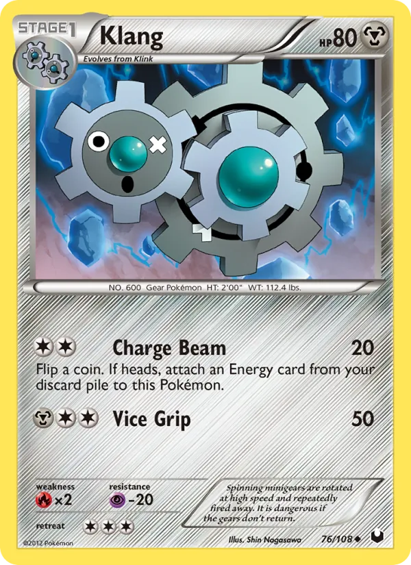 Klang — Dark Explorers #76 (Pokémon TCG card)
