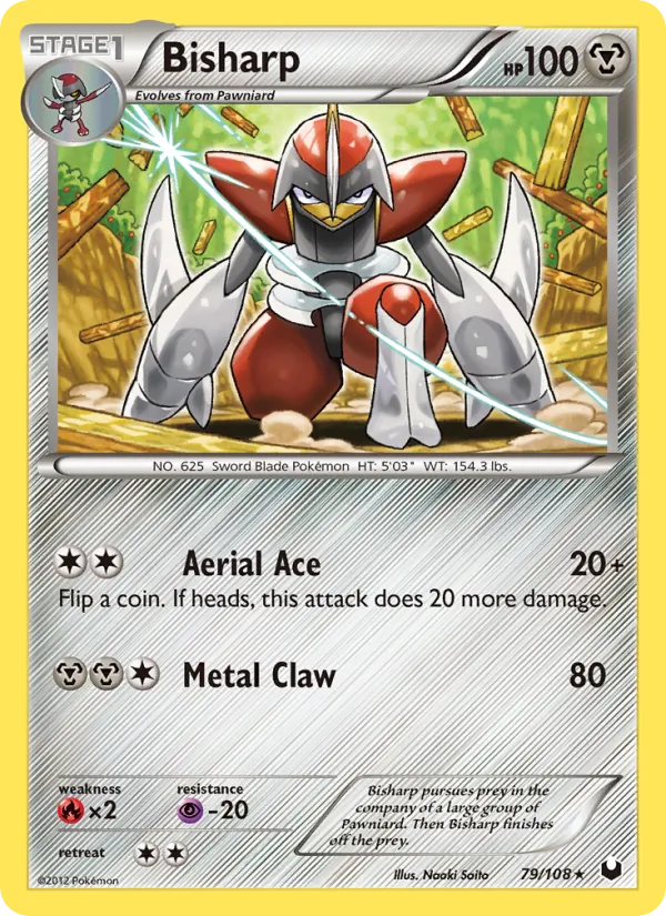 Bisharp — Dark Explorers #79 (Pokémon TCG card)